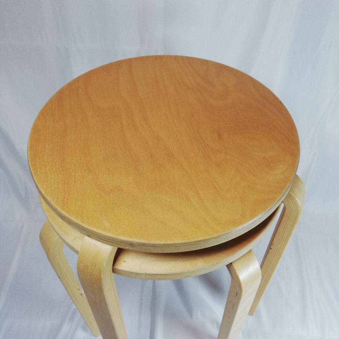 【オールドイケア・廃盤品】IKEA FROSTA スツール 2個セット 木製