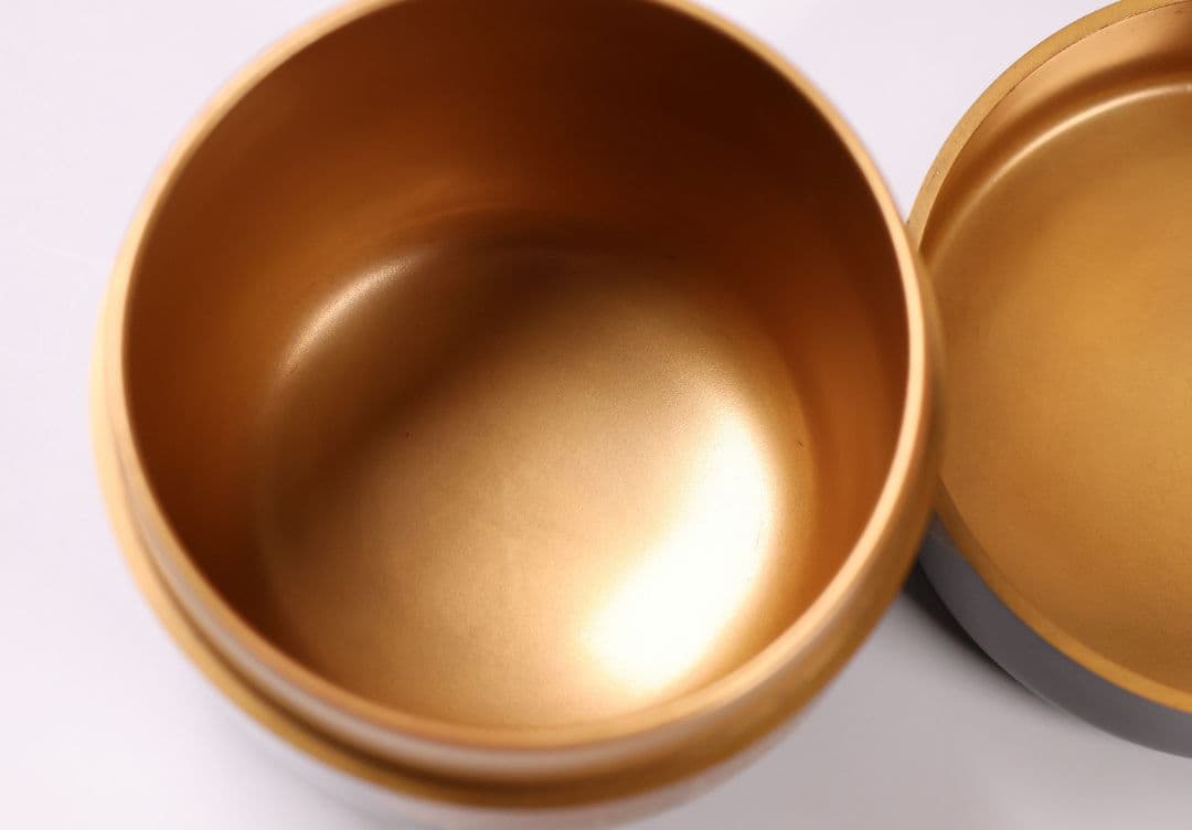 MA741 茶道具 輪島塗 一后一兆 立田川 大棗 金蒔絵 螺鈿 扇面 紅葉