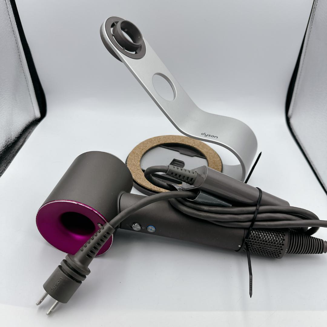 【良品】ダイソンドライヤー Dyson HD08 大風量 レッド スタンド付き