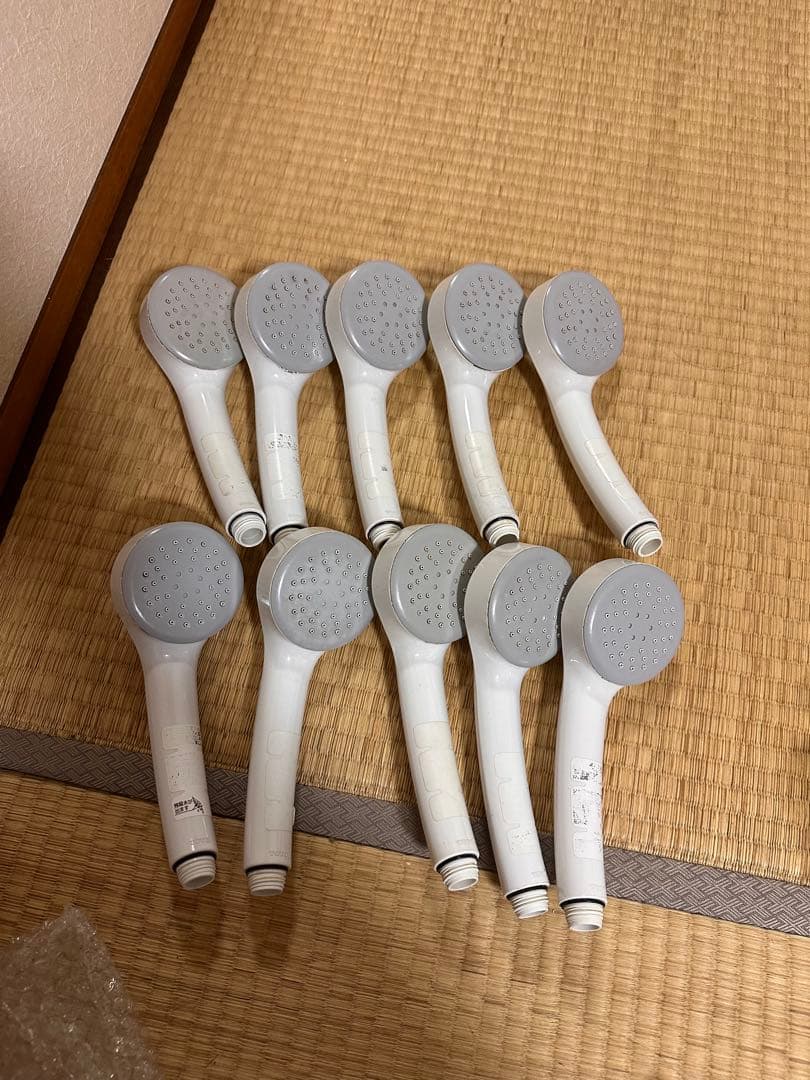 ホワイトシャワーヘッド 10個セット