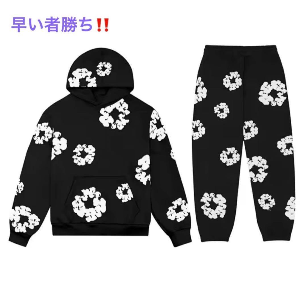 【✨新品DENIM TEARS✨】 Lサイズ　セットアップ　デニムティアーズ