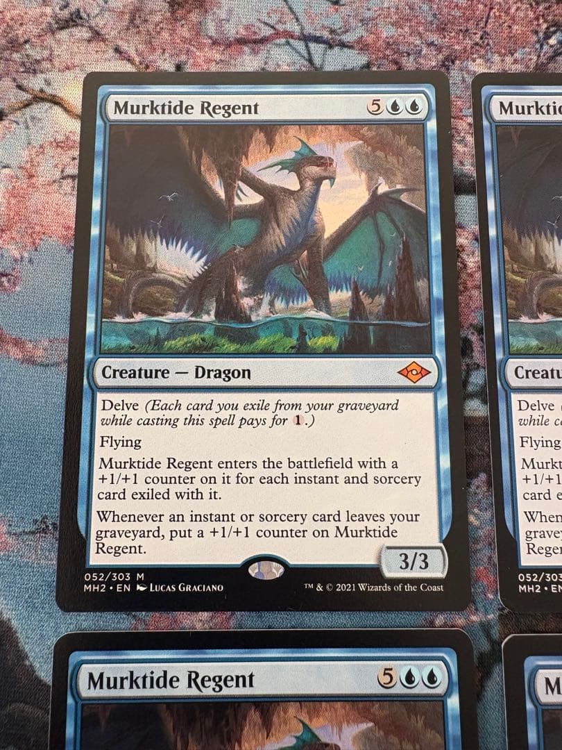 《濁浪の執政/Murktide Regent》未使用 英語 4枚セット 即日発送