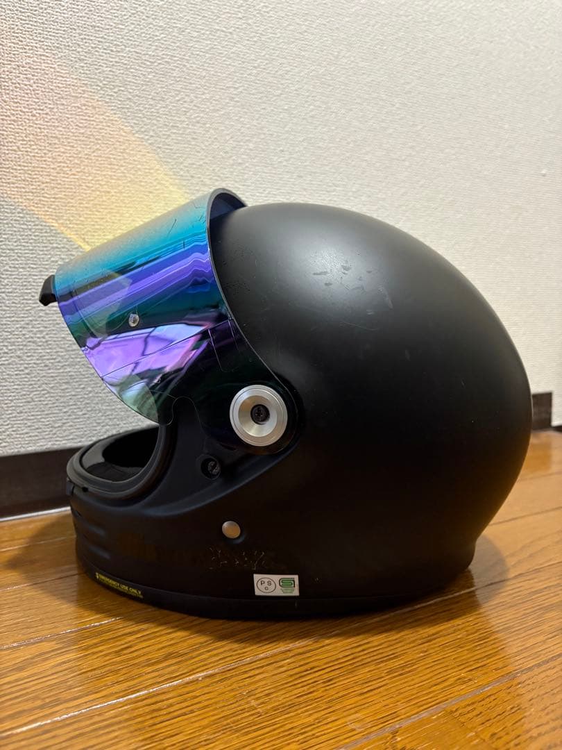 Glamster フルフェイスヘルメットXLマットブラック