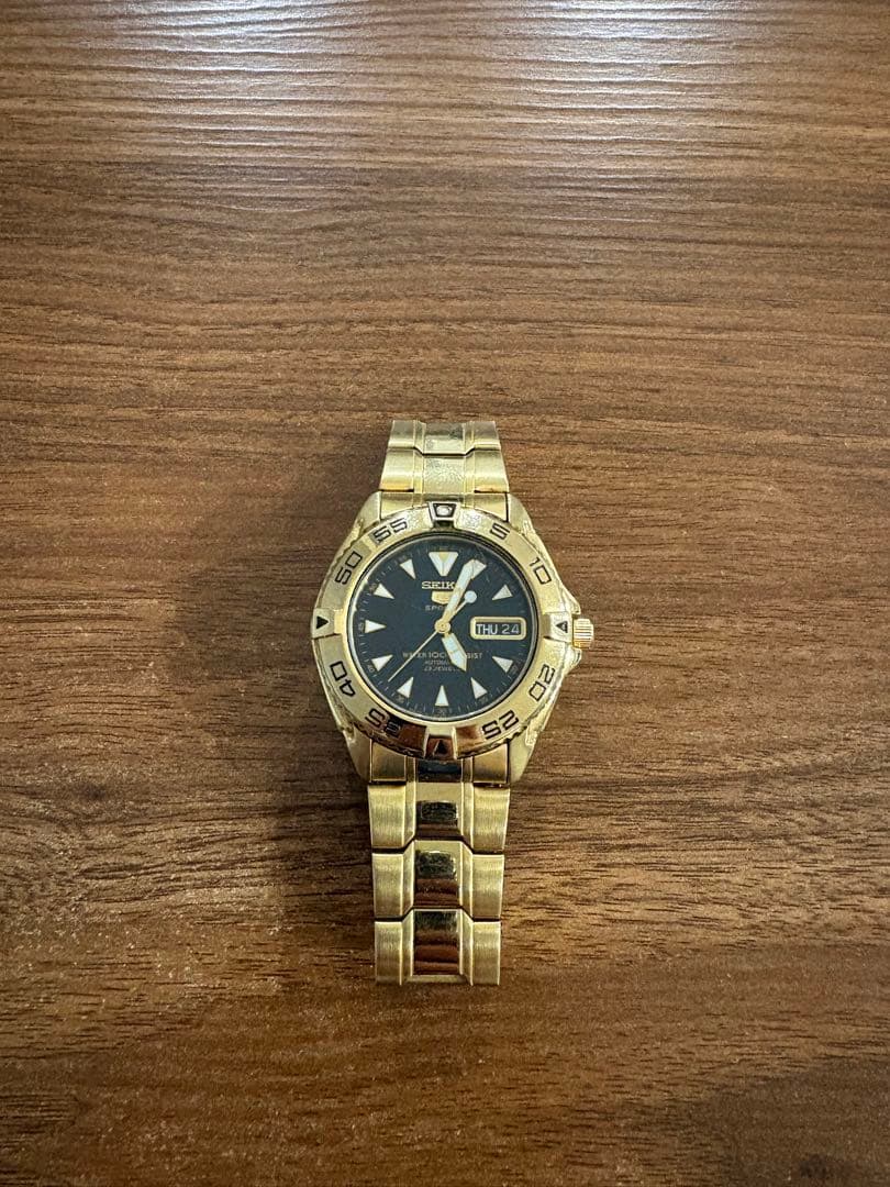 【 激レア 】　SEIKO 5 SPORTS　文字盤　⭐︎黒⭐︎