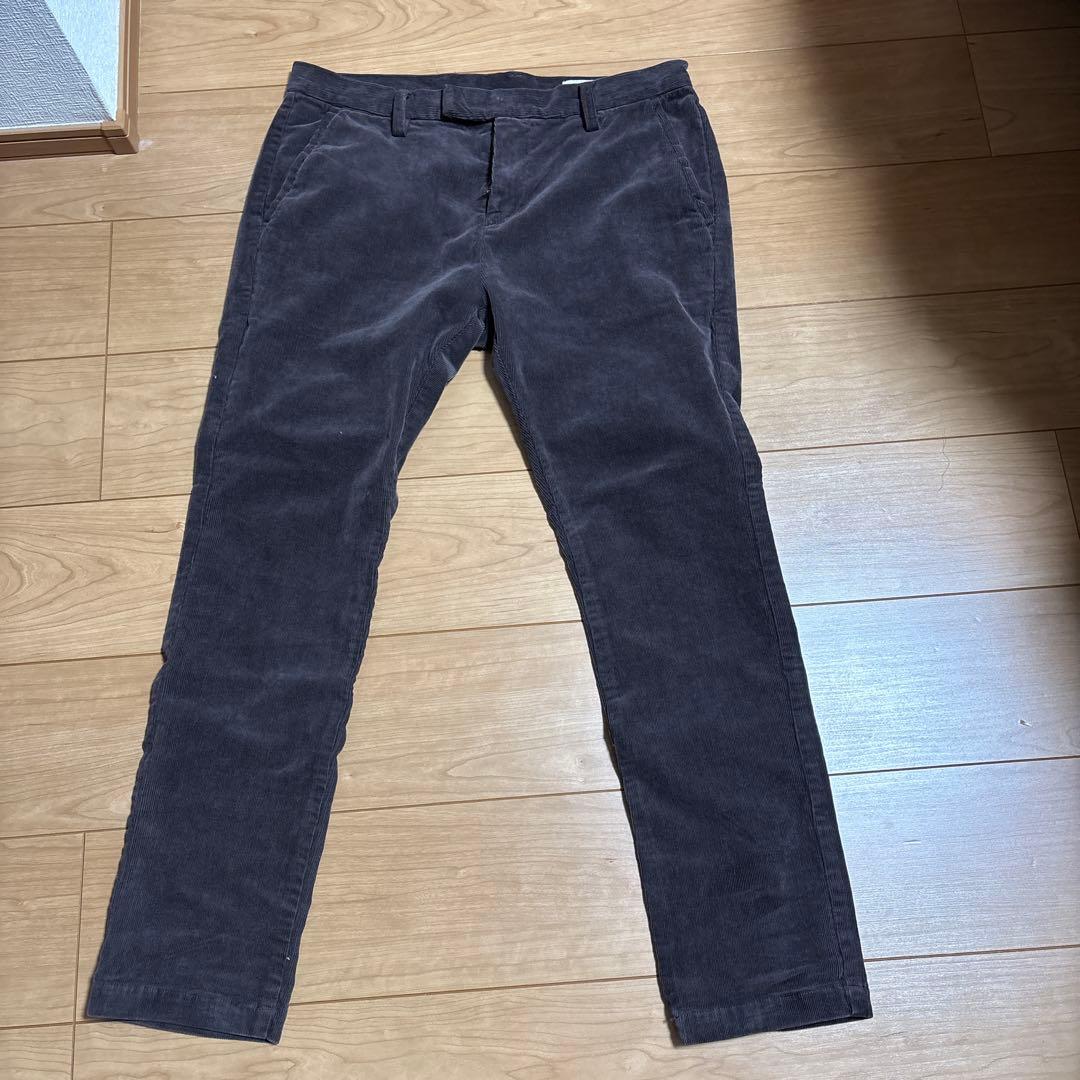 REMI RELIEF コーデュロイパンツ ダークブラウン