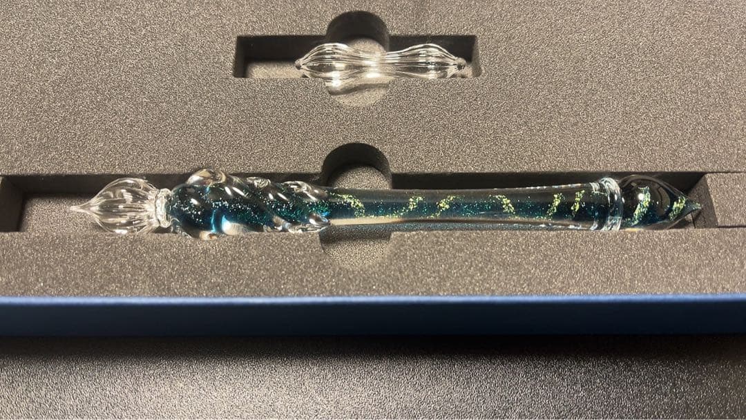 【未使用】ガラス工房LUC 銀河鉄道の夜 ガラスペン