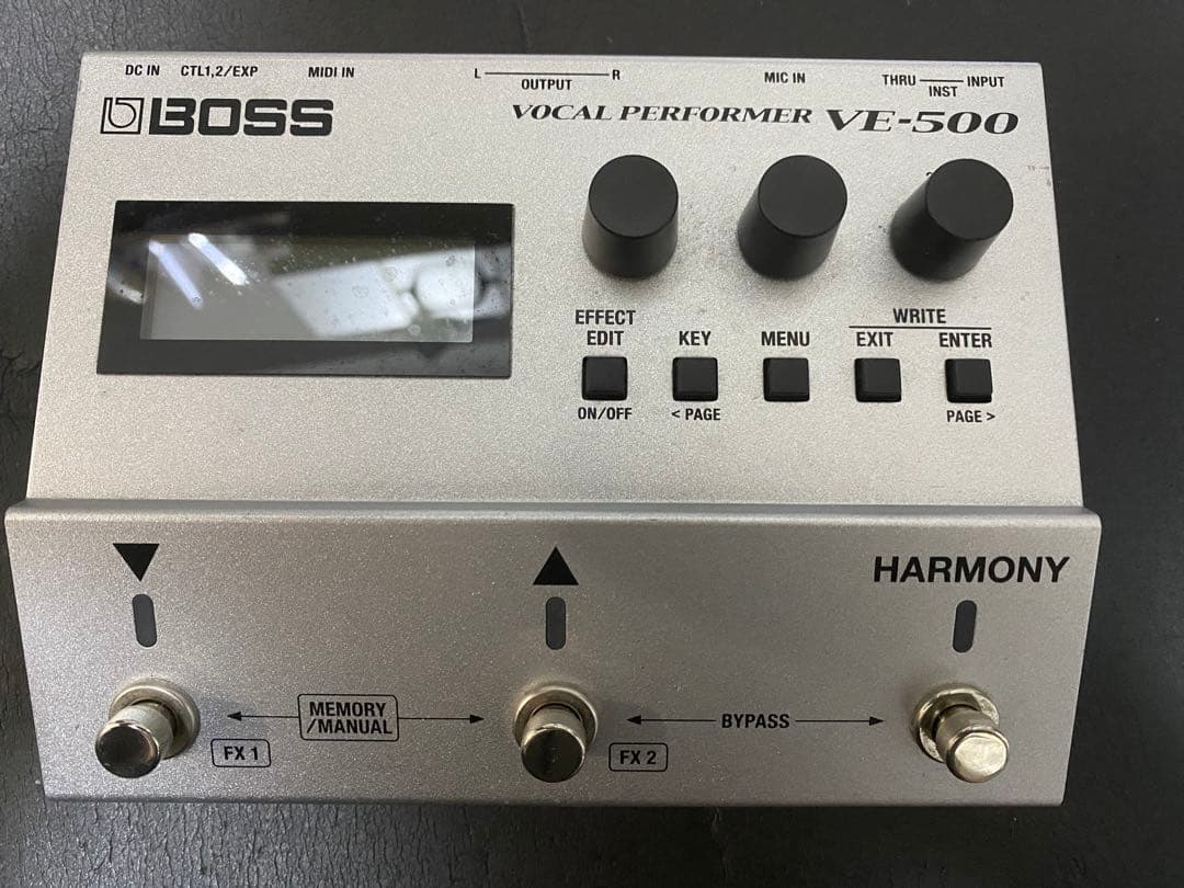 boss ve-500 ボーカルエフェクター