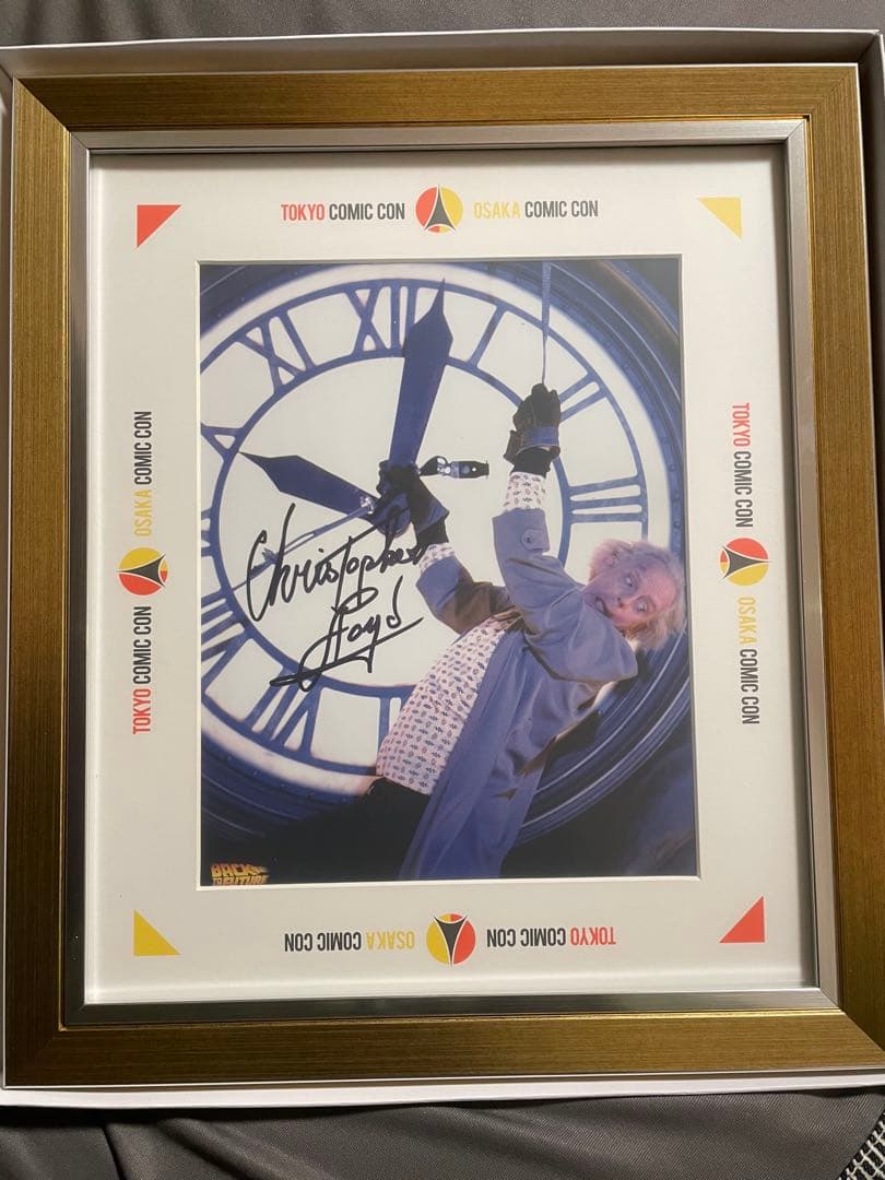 クリストファー・ロイド　東京コミコン2024 コミコンくじ　サインフォト