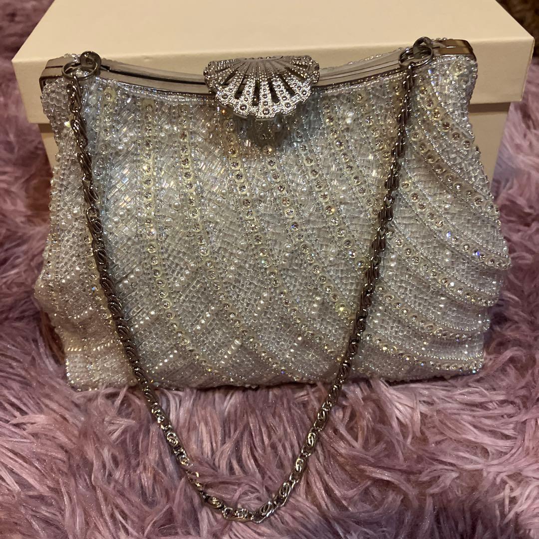 パーティーバッグ(全面ビーズ・がま口)