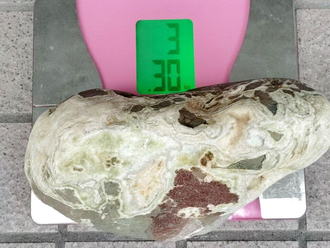 ★アゲート原石★糸魚川瑪瑙【横川・転石・川ズレ・ウブ3.3kg】