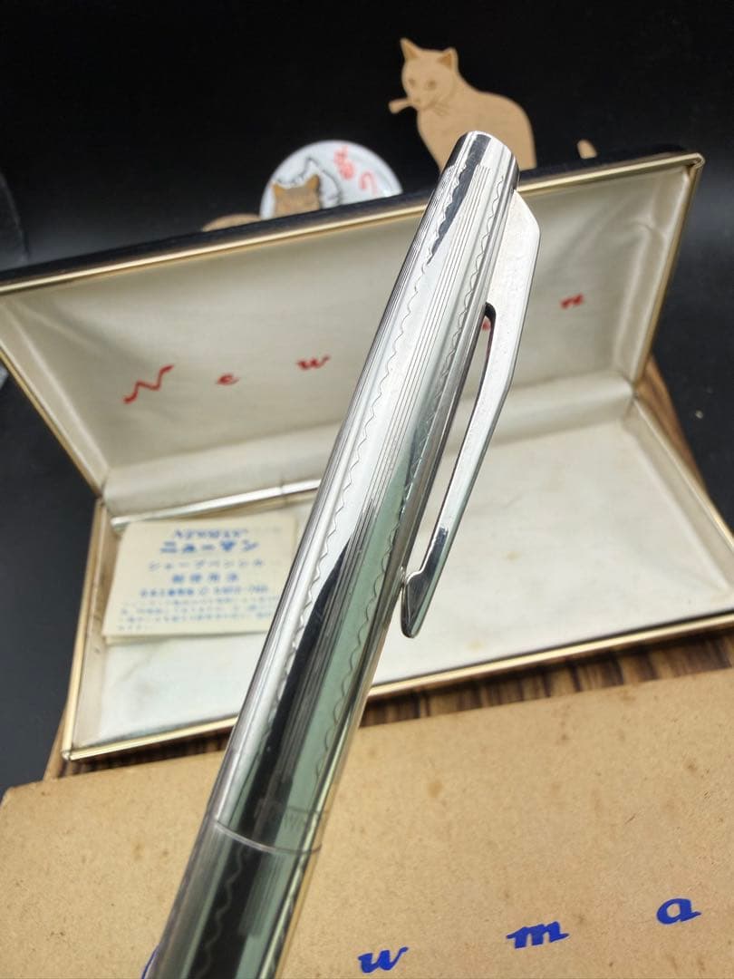 NEWMAN ペンシル 0.5 繰出式 silver 925 昭和レトロ
