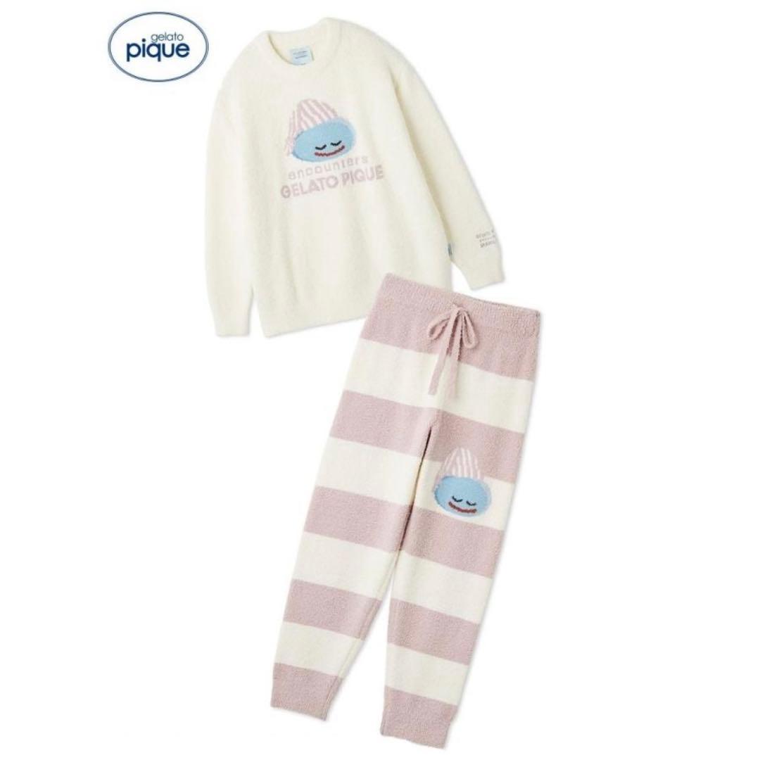 【ドラゴンクエスト】ベビモコプルオーバー&ボーダーロングパンツセット ドラクエ