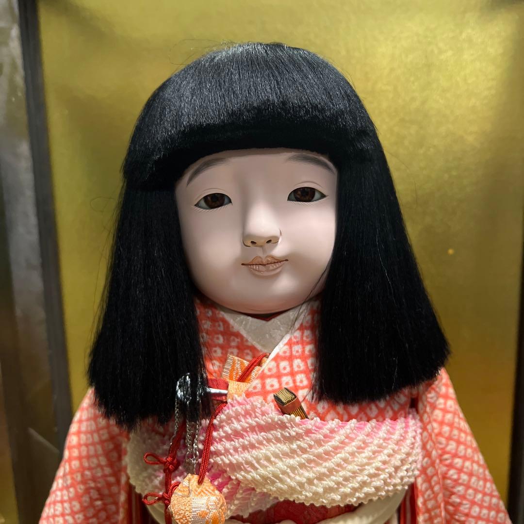 かなりの貴重品です 明治神宮御鎮座50年記念、市松人形「幸童」