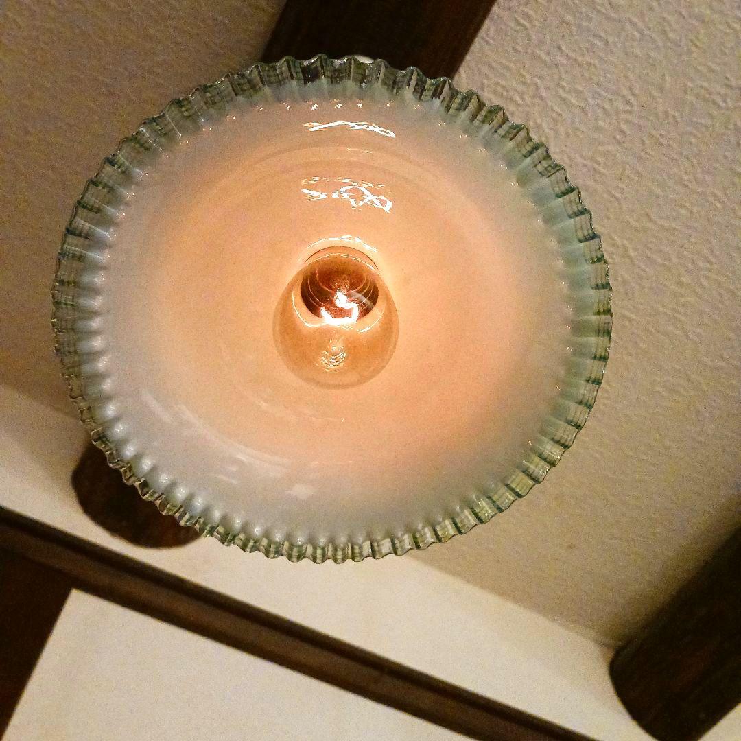 ガラスランプシェード 　　　　アンティーク