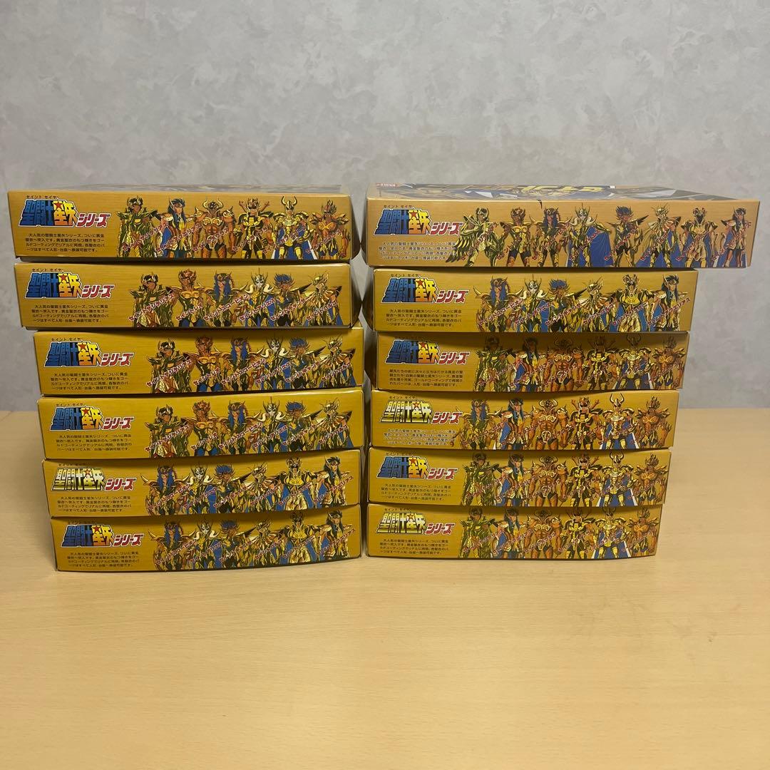 聖闘士星矢　ゴールドクロス　プラモデル　コンプリート12体+ジャンク2体