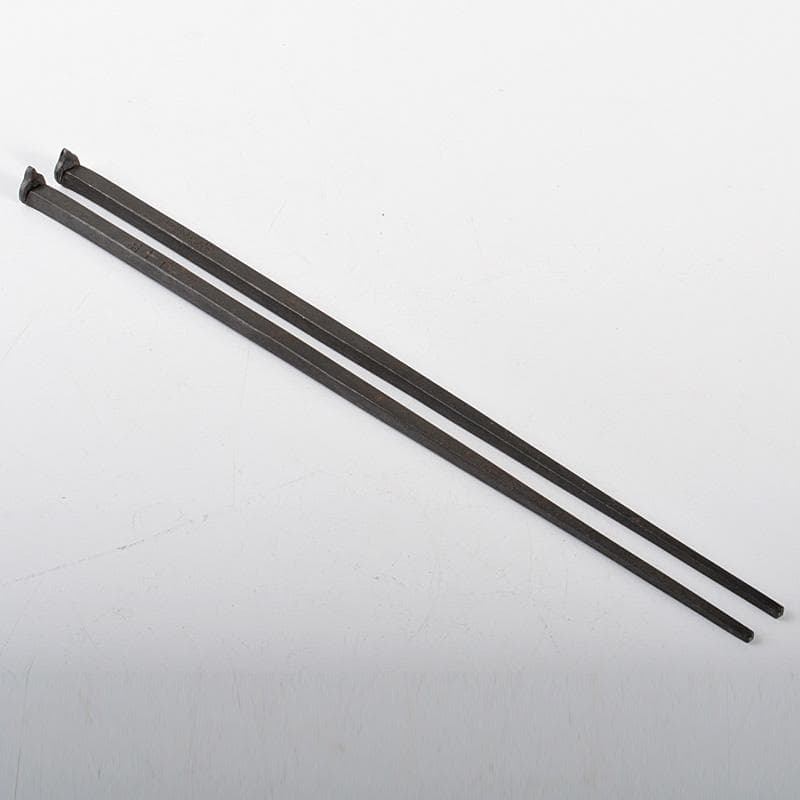 茶道具　明珍火箸　五十一代　明珍宗之作　火箸　箱付　C　6164