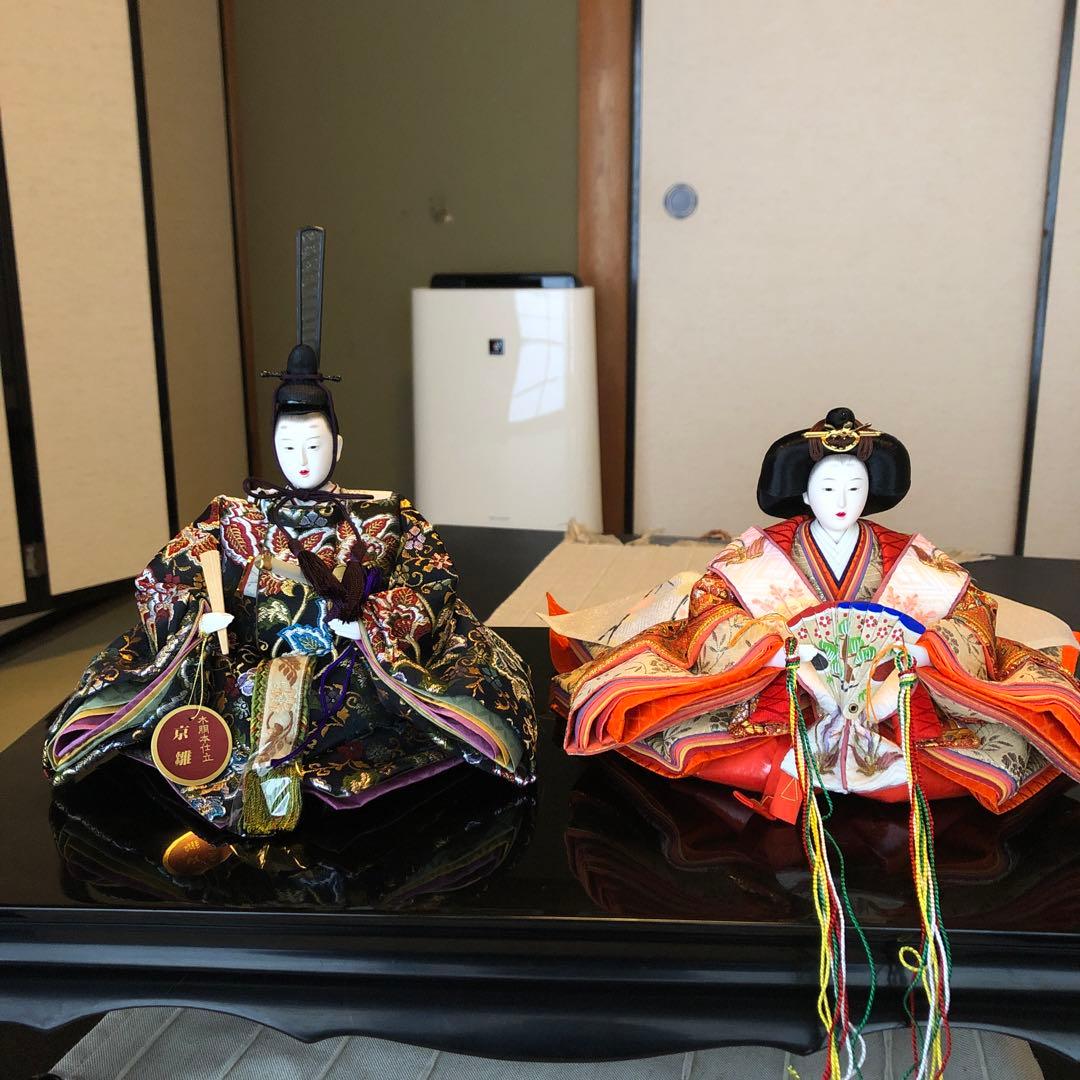 雛人形草園三五親王木胴本仕立て