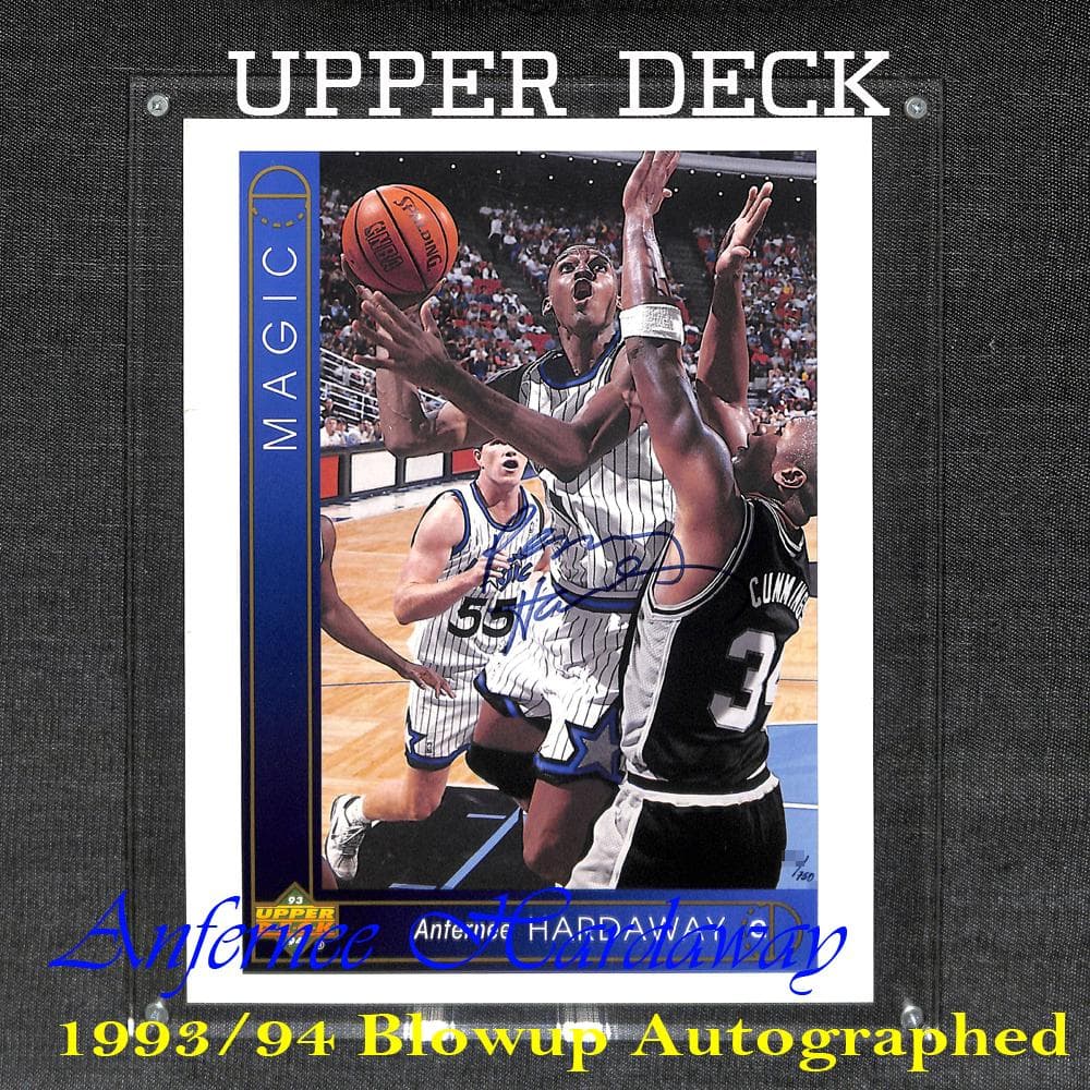 ＠NBA A・ハーダウェイ 直筆サイン入り大判カード (UPPER DECK)