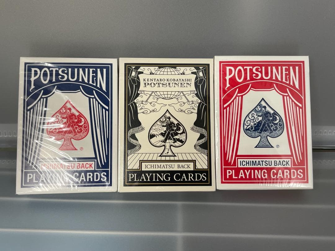 【未開封コンプリートセット】小林賢太郎　POTSUNEN(ポツネン)トランプ3色