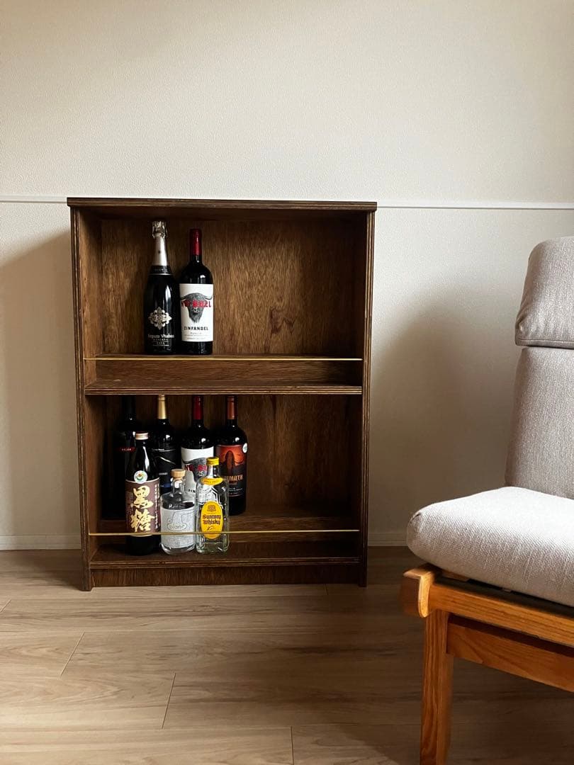 バーシェルフ（ウイスキーラック）W653 D215 H870