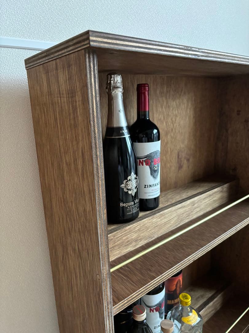 バーシェルフ（ウイスキーラック）W653 D215 H870