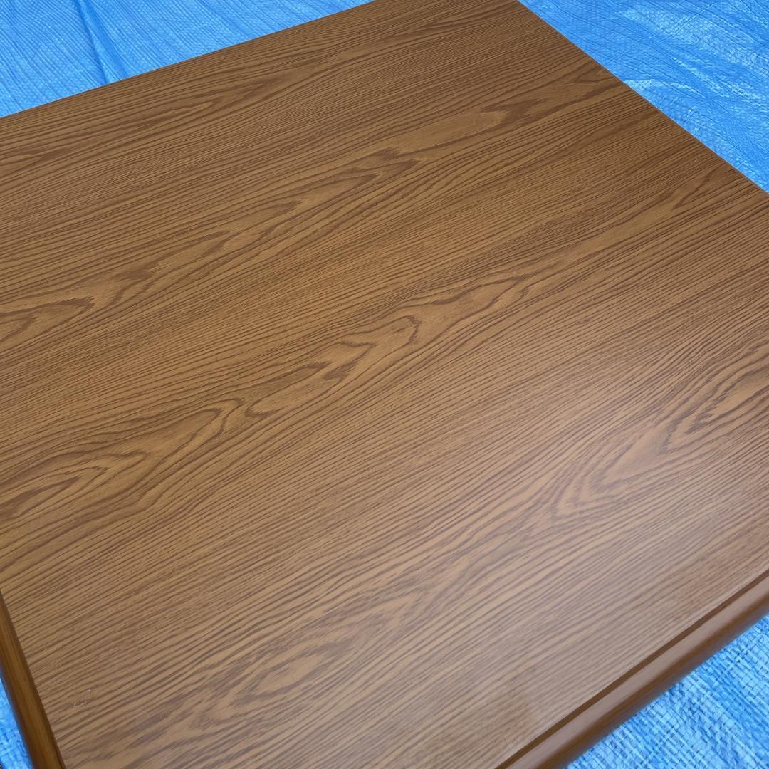 山善 こたつテーブル ブラウン GKR-80H ダイニングテーブル