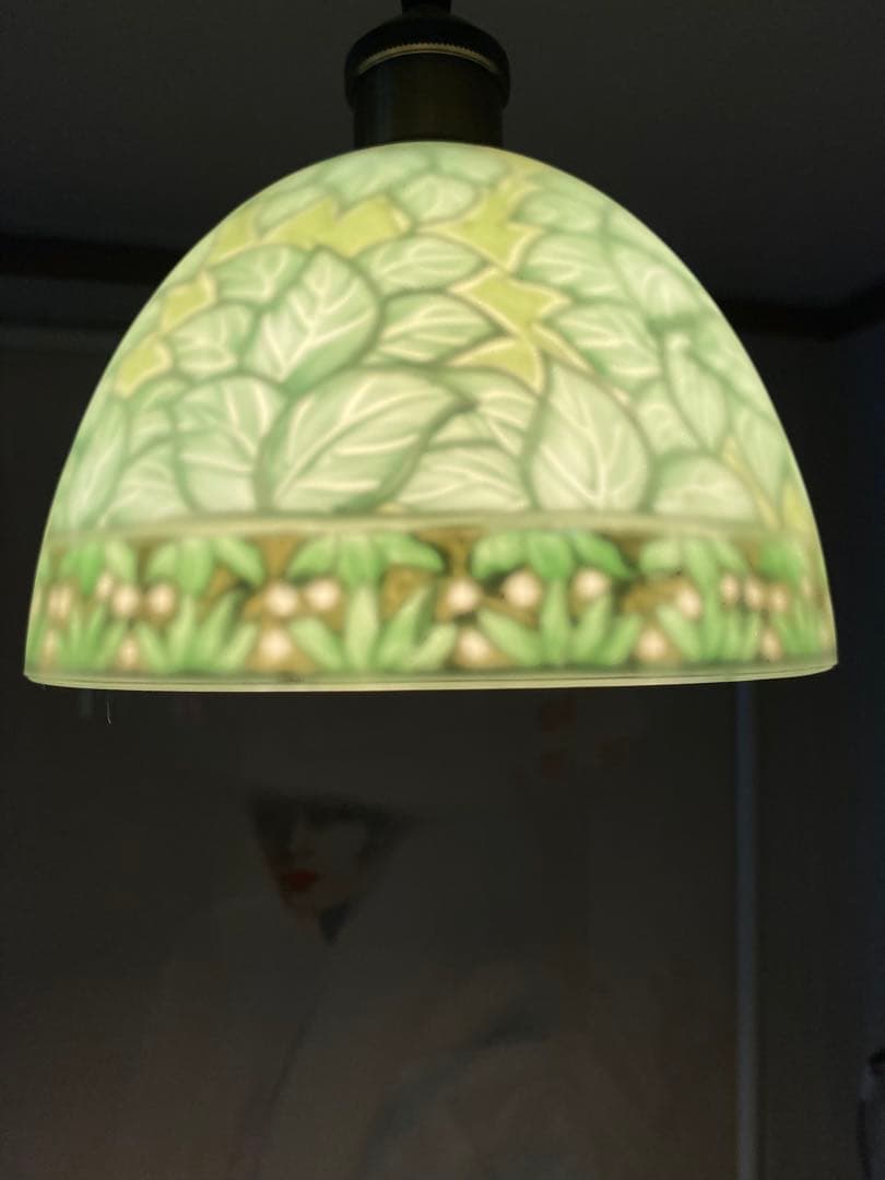 アルフォンス ミュシャ画 ペンダントランプ照明　アンティーク調