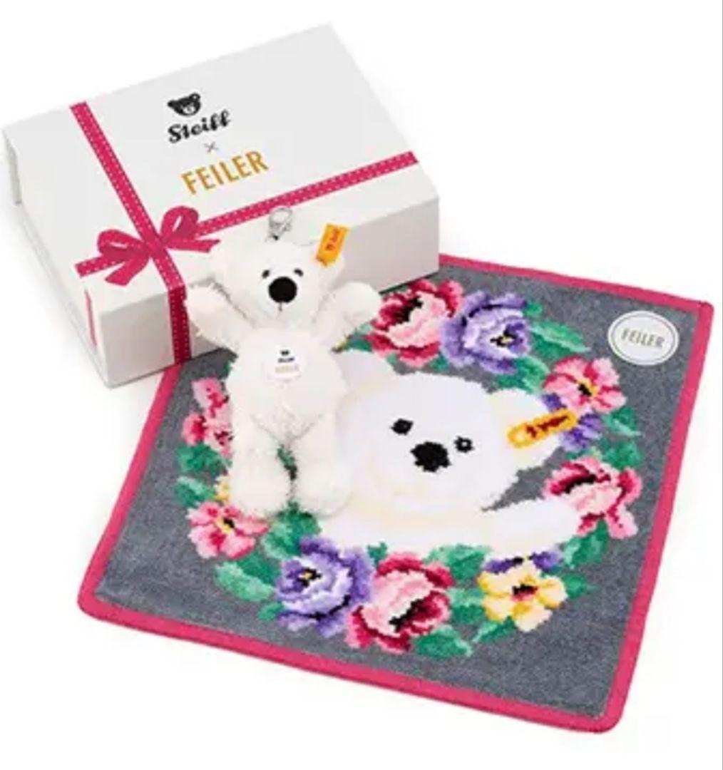Steiff x FEILER フェイラー シュタイフ 三越 特別コラボセット