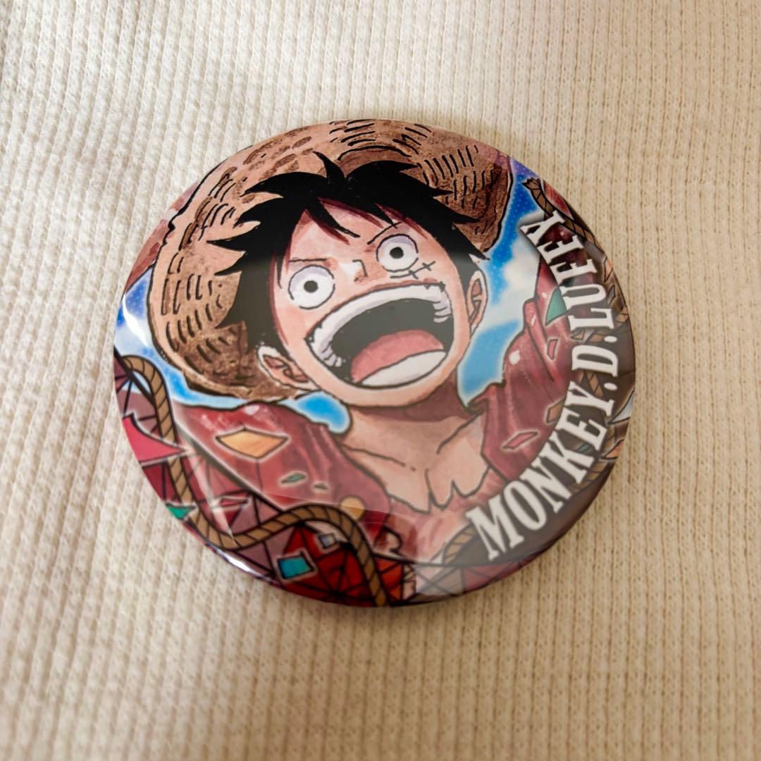 公*o様 【ONE PIECE】東京ワンピースタワー 缶バッジ ルフィ