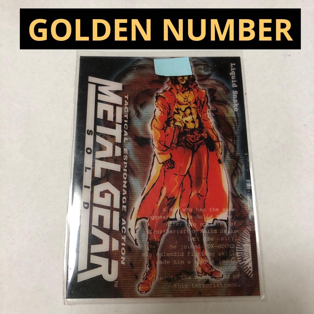 その他 L GEAR SOLID Trading Card #10 GOLDEN