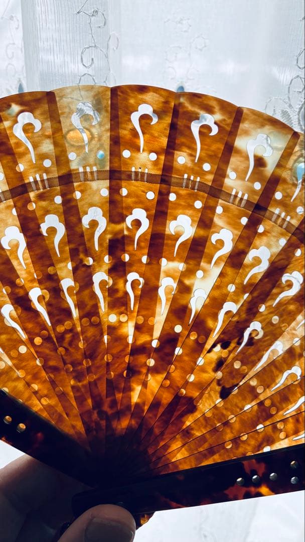 坂本べっ甲店　長崎べっ甲　扇子