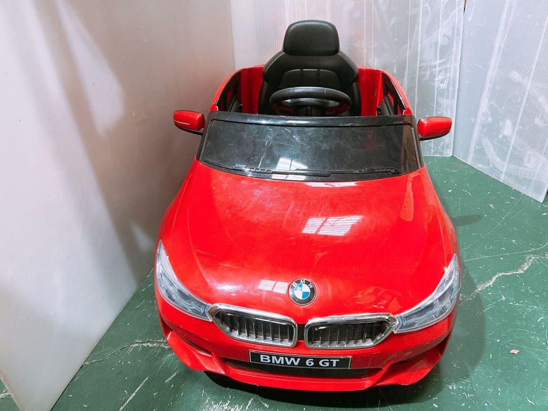 BMW 6 GT 電動乗用カー キッズカー 乗用玩具 レッド BMW正規デザイン