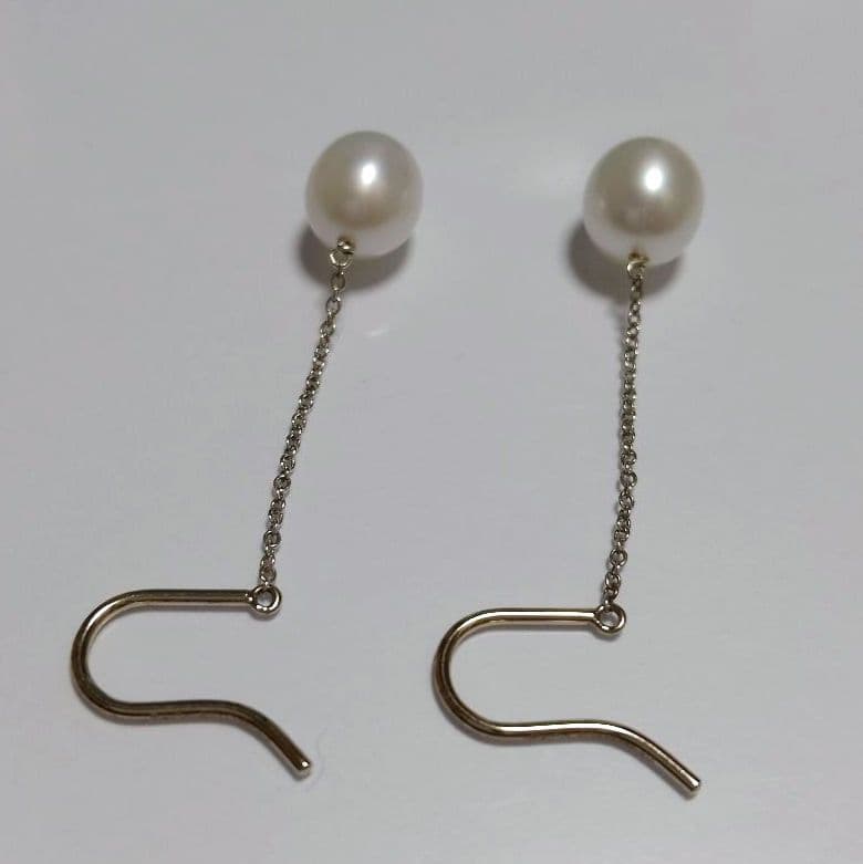 専用ですTIFFANYティファニー パール ドロップピアス シルバー 8.3㎜粒