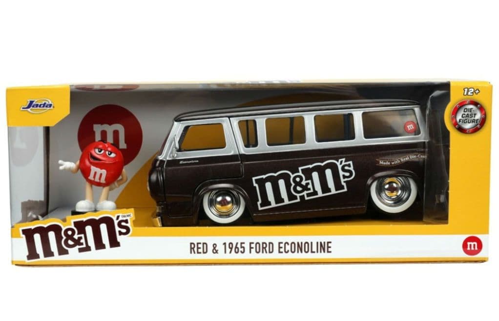 Jada Toys 　1965フォード・エコノライン/レッド・フィギュア