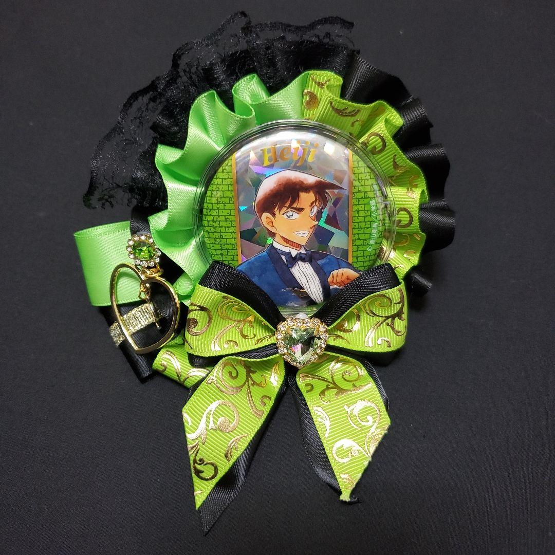 名探偵コナン コナン展 缶バッジ 服部平次 48点 (おまけ付き)