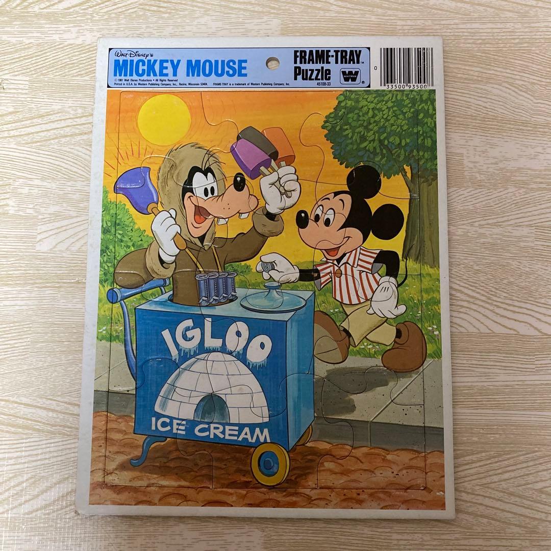 MICKEY MOUSE ★ ヴィンテージ　パズル　ウォルトディズニー
