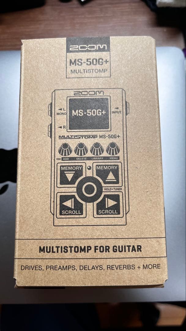 ZOOM MS-50G+ マルチエフェクター、ケーブル