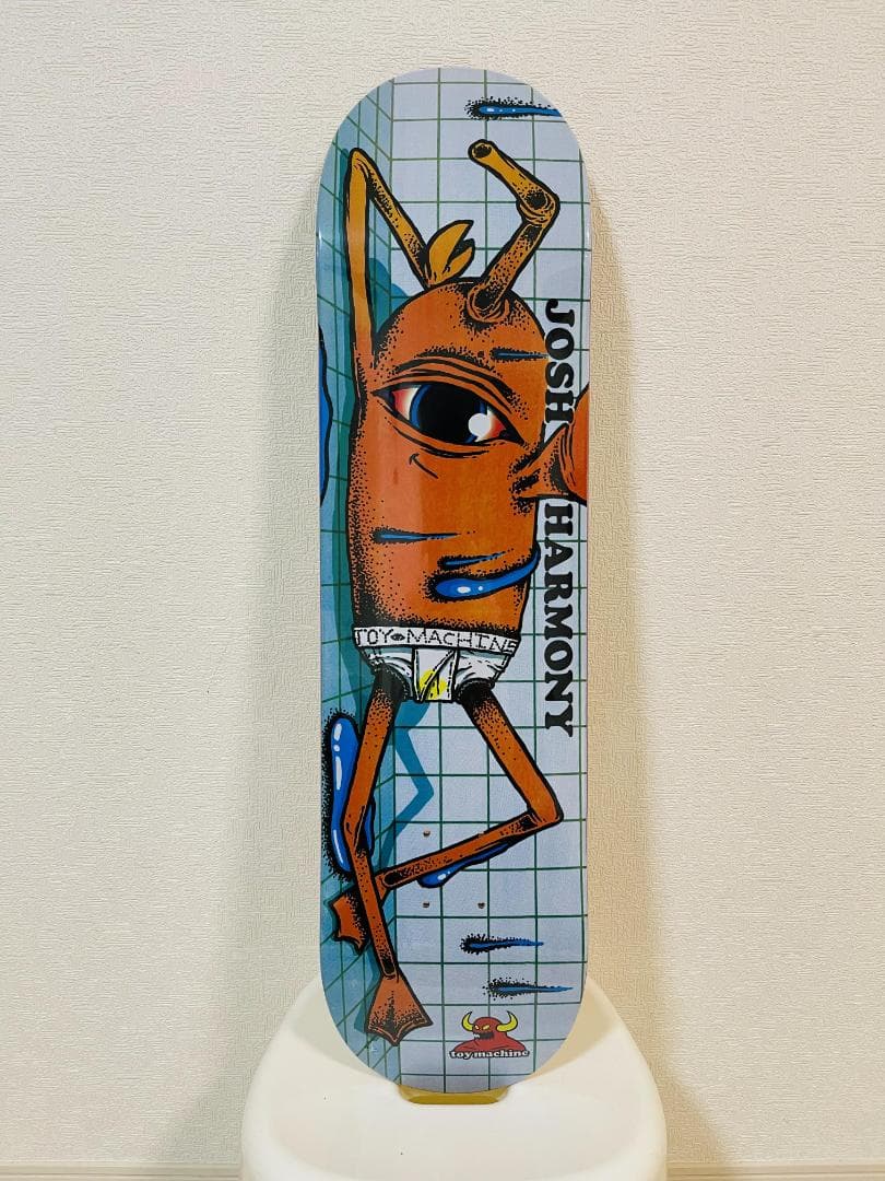 台湾製無地黒デッキテープ付き TOY MACHINE トイマシーン 8.0デッキ