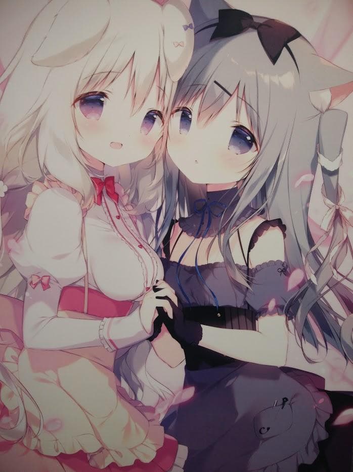 しらたま　あまいろショコラータ　苺華＆千絵莉　B2タペストリー