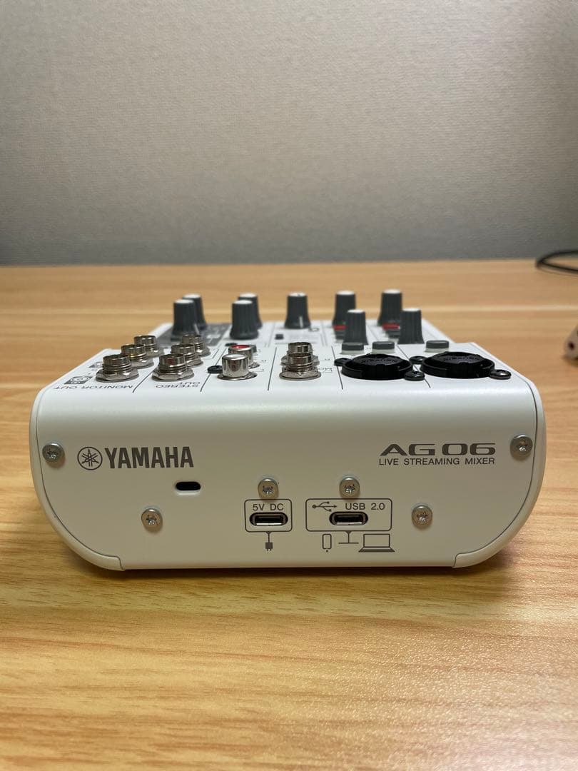 YAMAHA AG06 オーディオインターフェイス ケーブル付き