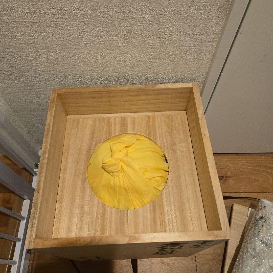 【新品・未使用】　釜師高橋敬典、風炉師秀峰作　唐銅鬼面風炉　平丸釜添　桐箱入