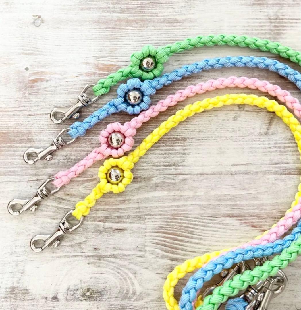 パラコード 犬 カート用 ショートリード no.45