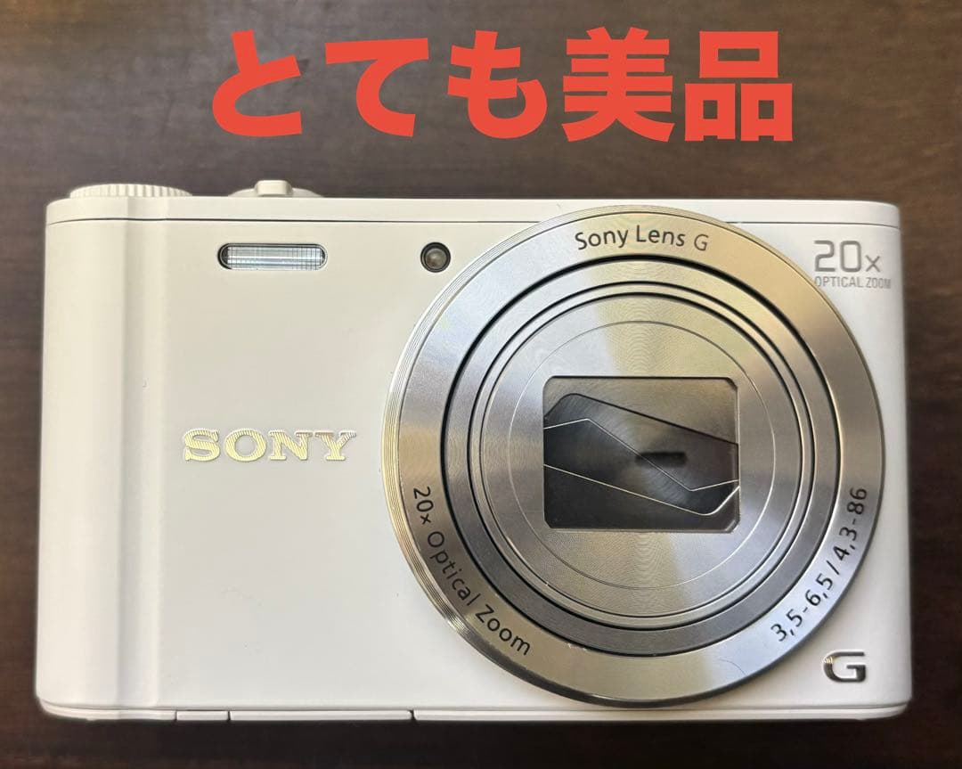 【美品 動作確認済】SONYソニーサイバーショットDSC-WX350ホワイト