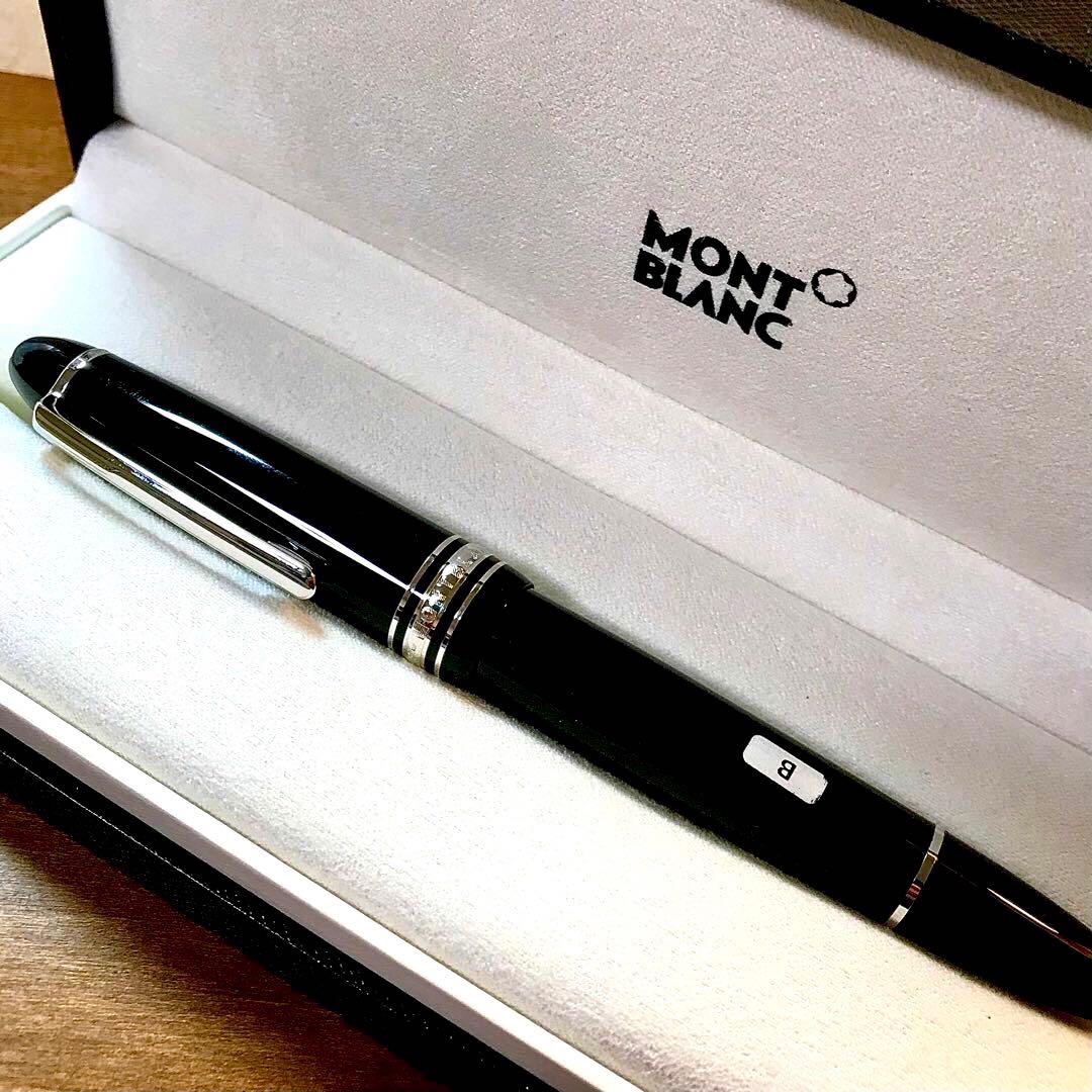 ☆最高の万年筆☆美しいモンブランマイスターシュテック146プラチナライン(B)