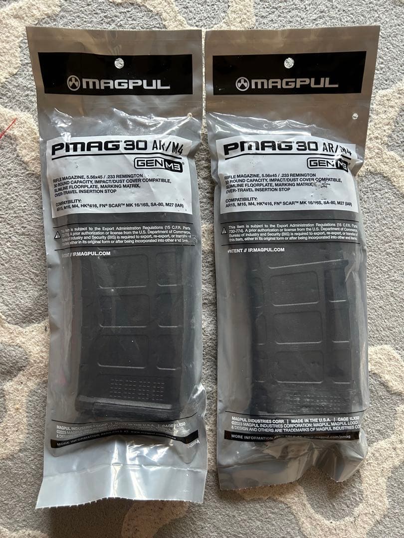 MAGPUL PMAG 30 AR/M4 GEN M3 2個セット