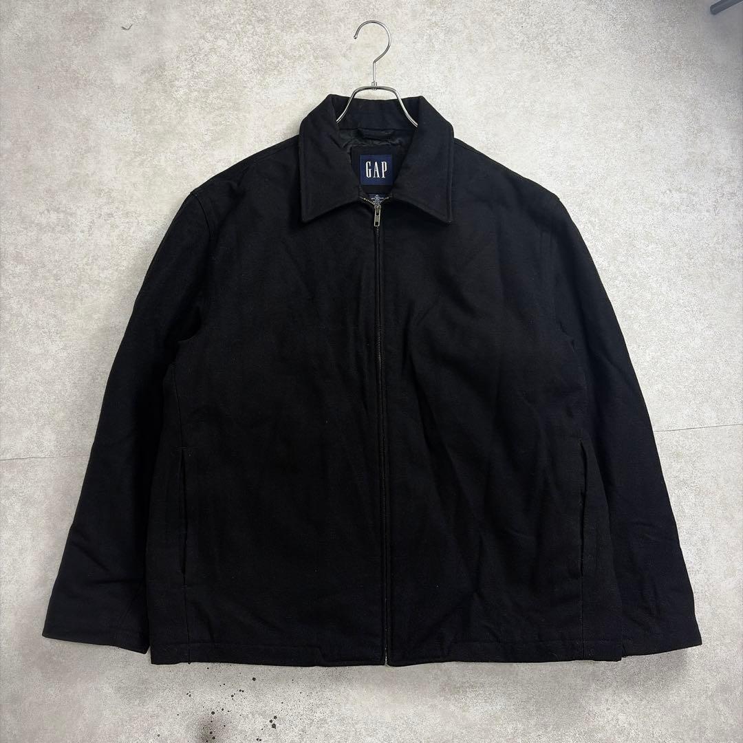 希少XLサイズ✨OLD GAP 90s 肉厚 ウールジップジャケット 中綿