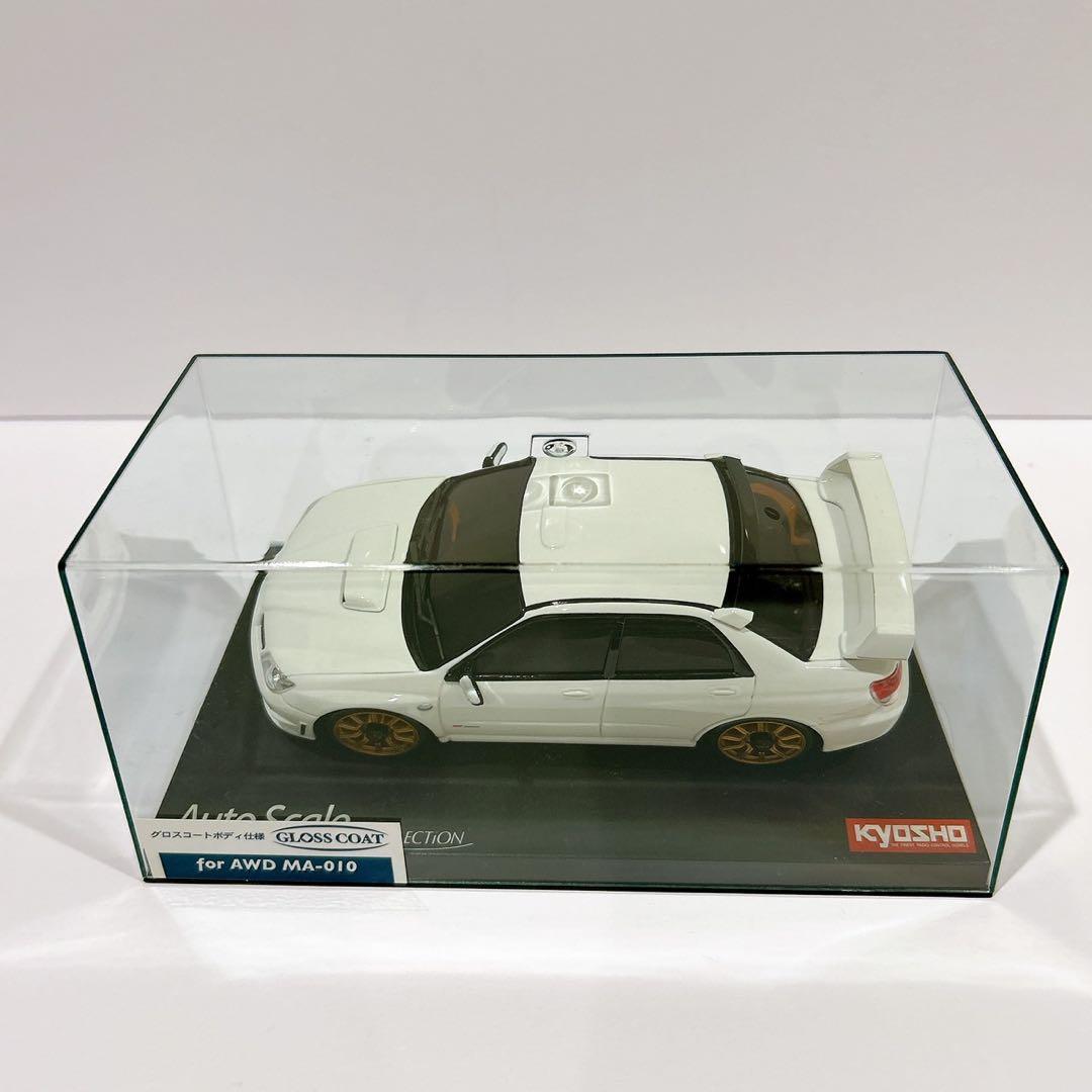 京商ミニッツスバルWRX STI spec C ホワイト　ホワイトボディー