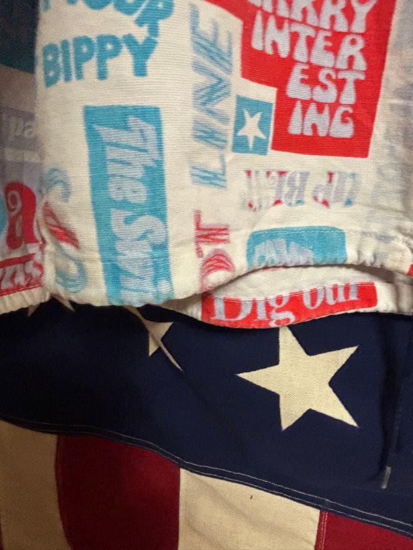 ビンテージ60sSIRJAC総柄ジャケット古着モンスターpopサーフbud