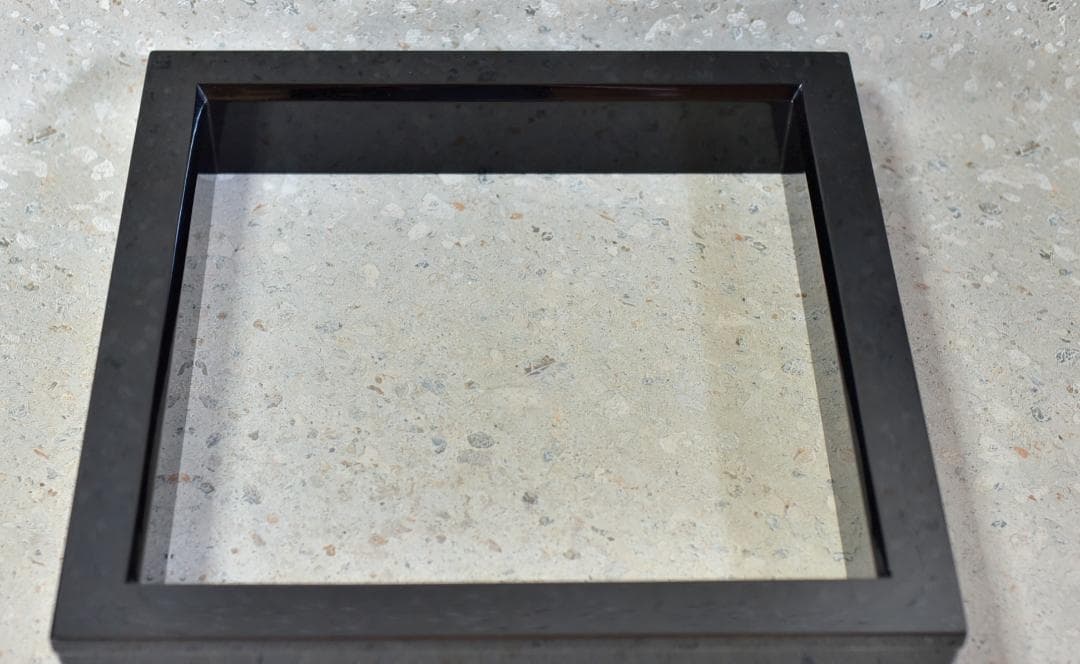 輪島塗、山口清次作真塗炉縁【極上品】　囲炉裏/お茶道具