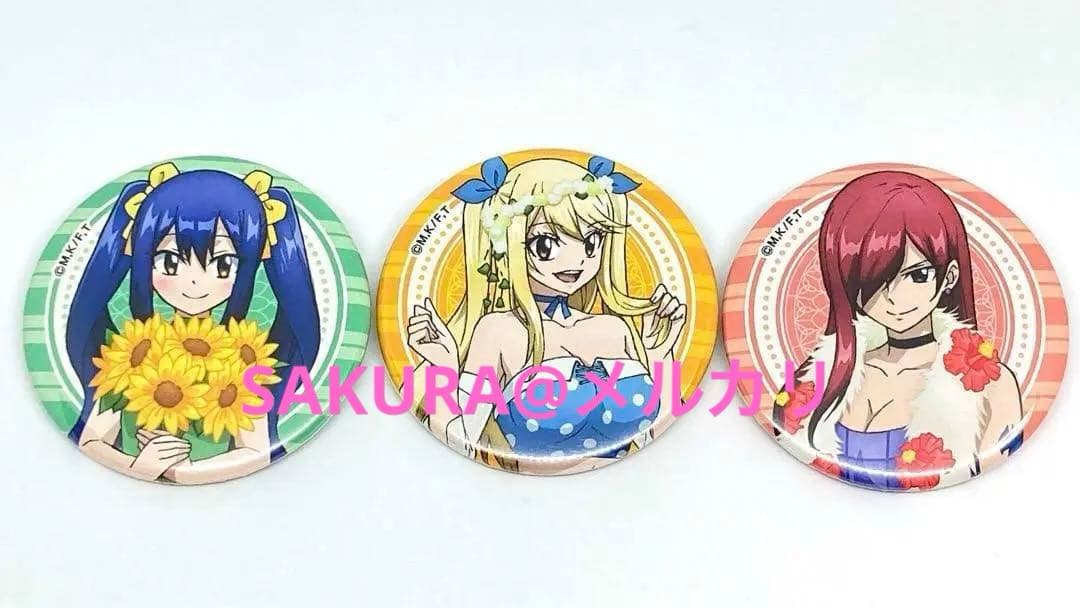 FAIRYTAIL マルイ 記念展 缶バッジ